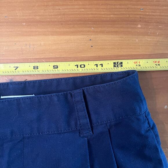TNA Aritzia Women's Navy Blue High Rise Wide Leg Crawford Trouser Pants Size 2 - Picture 8 of 10